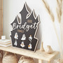 Personalized Ghost Family Wood Plaque For Halloween - Custom Name Sign For Spooky Season