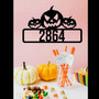 Personalized Halloween Address Plaque Metal Sign For Porch DéCor - Spooky Outdoor Halloween Theme