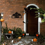 Personalized Halloween Address Plaque Metal Sign For Porch DéCor - Spooky Outdoor Halloween Theme