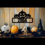 Personalized Halloween Address Plaque Metal Sign For Porch DéCor - Spooky Outdoor Halloween Theme