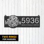 Personalized Halloween Address Metal Sign For Outdoor Yard DéCor