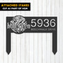 Personalized Halloween Address Metal Sign For Outdoor Yard DéCor
