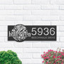 Personalized Halloween Address Metal Sign For Outdoor Yard DéCor