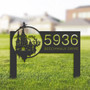 Personalized Halloween Metal Address Sign With Witch Design For Outdoor DéCor