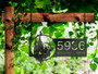 Personalized Halloween Metal Address Sign With Witch Design For Outdoor DéCor