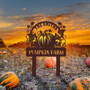 Personalized Pumpkin Patch Metal Sign For Fall – Ideal Gardener Gift, Outdoor Farm Decor, Thanksgiving Themed
