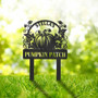 Personalized Pumpkin Patch Metal Sign For Fall – Ideal Gardener Gift, Outdoor Farm Decor, Thanksgiving Themed