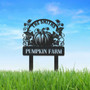 Personalized Pumpkin Patch Metal Sign For Fall – Ideal Gardener Gift, Outdoor Farm Decor, Thanksgiving Themed