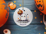 Personalized Baby's First Halloween Ghost Ornament - Cute Keepsake For Newborns