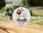Personalized Baby's First Halloween Ghost Ornament - Cute Keepsake For Newborns
