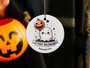 Personalized Baby's First Halloween Ghost Ornament - Cute Keepsake For Newborns