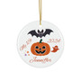 Personalized First Halloween 2024 3-Inch Ornament - Custom Name For Baby's First Holiday Keepsake