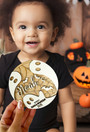 Personalized Baby's First Halloween Wooden Sign - Pumpkin Ghost Design - Thoughtful Nursery Decor