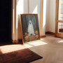 Spooky Ghost Dog Canvas Print - Vintage Halloween Decor For Dog Lovers