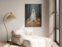 Spooky Ghost Dog Canvas Print - Vintage Halloween Decor For Dog Lovers