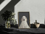 Personalized Ghost Dog Wall Art Canvas - Golden Retriever In Ghost Costume For Halloween Home DéCor