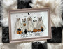 Trendy Ghost Dog Canvas For Fall - Funny Halloween Puppy Decor For Apartments