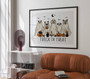 Trendy Ghost Dog Canvas For Fall - Funny Halloween Puppy Decor For Apartments