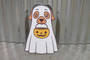 Halloween Ghost Dog UV Wood Sign - Cute Labrador Golden Retriever Jack-O'-Lantern Window Hanging Decoration