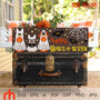 Spooky Ghost Dog Wood Sign - Halloween Mantel Decor For Pet Lovers