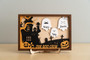Cute Halloween Decor: Personalized Ghost Family Wood Sign For Spooky Seasonal Touch