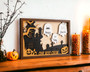 Cute Halloween Decor: Personalized Ghost Family Wood Sign For Spooky Seasonal Touch