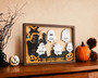 Cute Halloween Decor: Personalized Ghost Family Wood Sign For Spooky Seasonal Touch