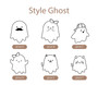 Cute Halloween Decor: Personalized Ghost Family Wood Sign For Spooky Seasonal Touch