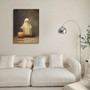 Cute Ghost With Pumpkin Canvas For Dark Academia Halloween Party DéCor