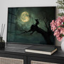 Dark Cottagecore Moon Halloween Canvas - Mystical Wall Art For Spooky Decor