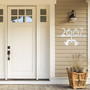 Personalized Halloween Address Metal Sign - Fall Decor Gift For Entryway And Front Door