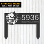 Personalized Halloween Metal Address Plaque For Outdoor DéCor