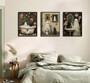 Ghost Halloween Canvas Funny Art For Bathroom Retro Gothic Style
