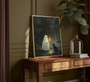 Charming Halloween Ghost Poster For Bedroom And Living Room Decor - 8x10in Unframed Vintage Art