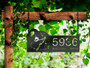 Personalized Halloween Address Sign - Witch Haunted House Outdoor Metal Plaque For Yard