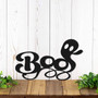 Halloween Outdoor Metal Wall Art - Boo Ghost Sign For Spooky Yard DéCor