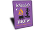 Personalized Halloween Witches Brew Sign For Spooky Kitchen DéCor