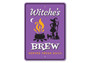 Personalized Halloween Witches Brew Sign For Spooky Kitchen DéCor