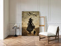 Mysterious Witch With Cat And Bats Canvas - Halloween Wall DéCor | Witchcraft-Inspired Art For Spooky Interiors