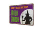 Rustic Halloween Witches Metal Sign For Spooky Decor