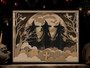 Halloween Witches Wooden Sign - Spooky Decor For Witchy Sisters - Vintage Full Moon & Graveyard Theme