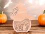 Spooky Halloween Witches Wooden Sign - Haunted House Decor For Shelf Display
