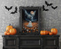 Whimsical Spooky Ghost Canvas - Personalized Halloween Moonlit Forest Art For Living Room