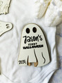 Custom Engraved Baby's First Halloween Wooden Name Plaque - Pumpkin Keepsake For Nursery Decor And Social Media Photos
