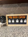 Thoughtful Halloween Boo Crew Wood Sign - Customizable For Ghost Family DéCor