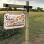 Custom Name Pumpkin Patch Metal Sign For Fall - Farmhouse Decor & Halloween Gift