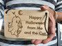 Cute Personalized Ghost Dog Sign For Halloween Decoration - Perfect For Pet Lovers