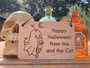 Cute Personalized Ghost Dog Sign For Halloween Decoration - Perfect For Pet Lovers