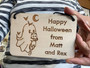 Cute Personalized Ghost Dog Sign For Halloween Decoration - Perfect For Pet Lovers