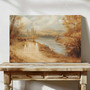 Enchanting Ghost Family Canvas - Spooky Halloween Cottagecore For Living Room